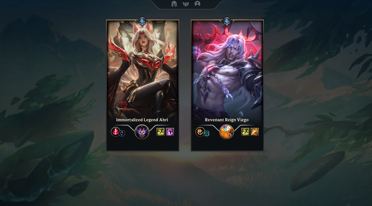 Skin sharing screenshot